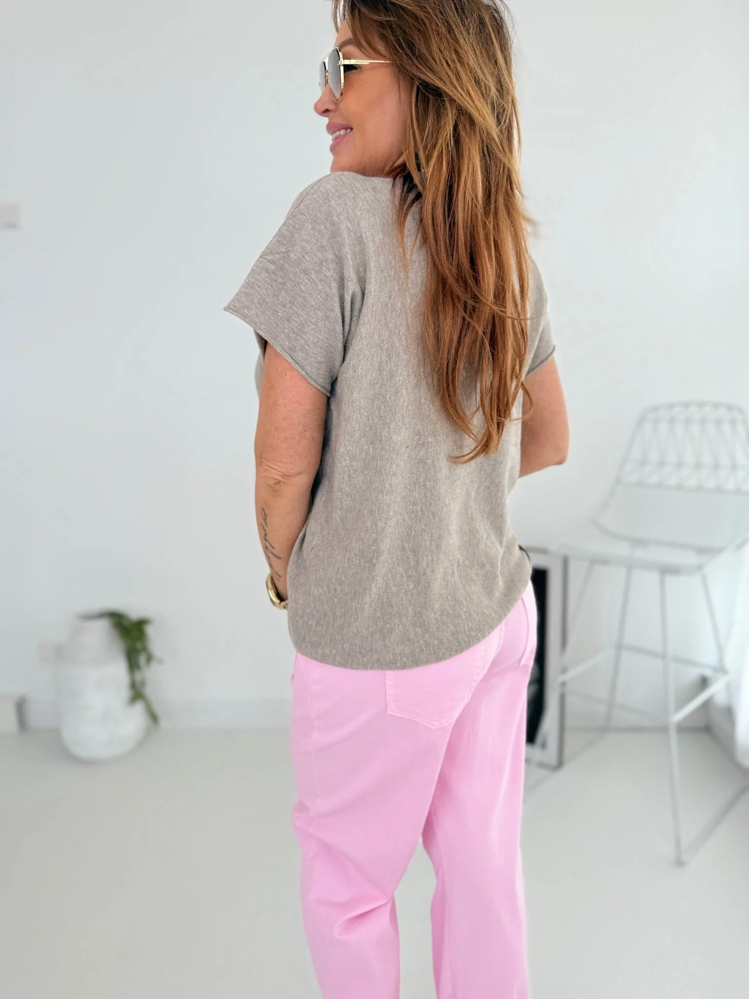 Feinstrick T-Shirt 2606125 - Image 5