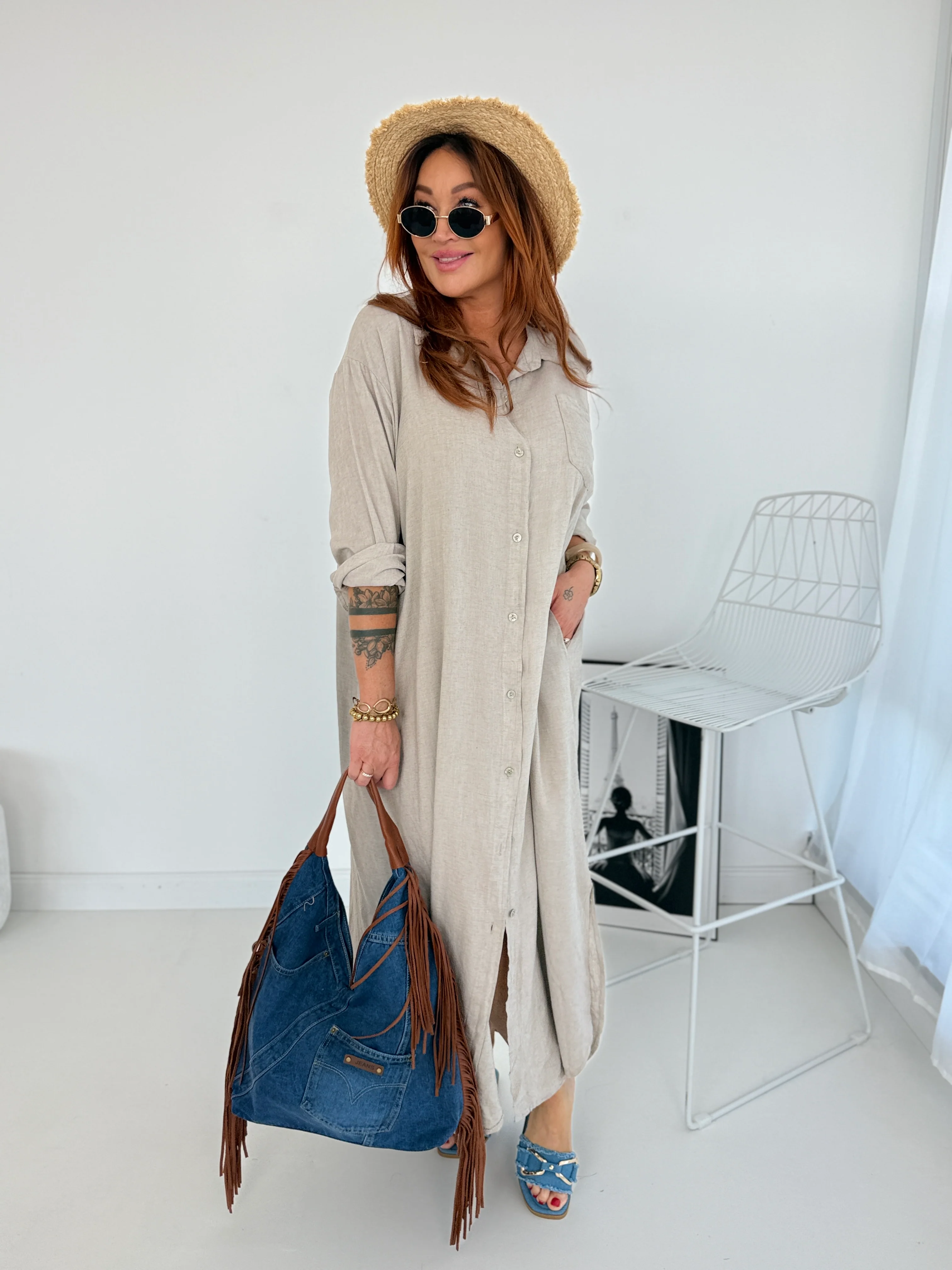 Leinen Hemdkleid 2605025 - Image 2