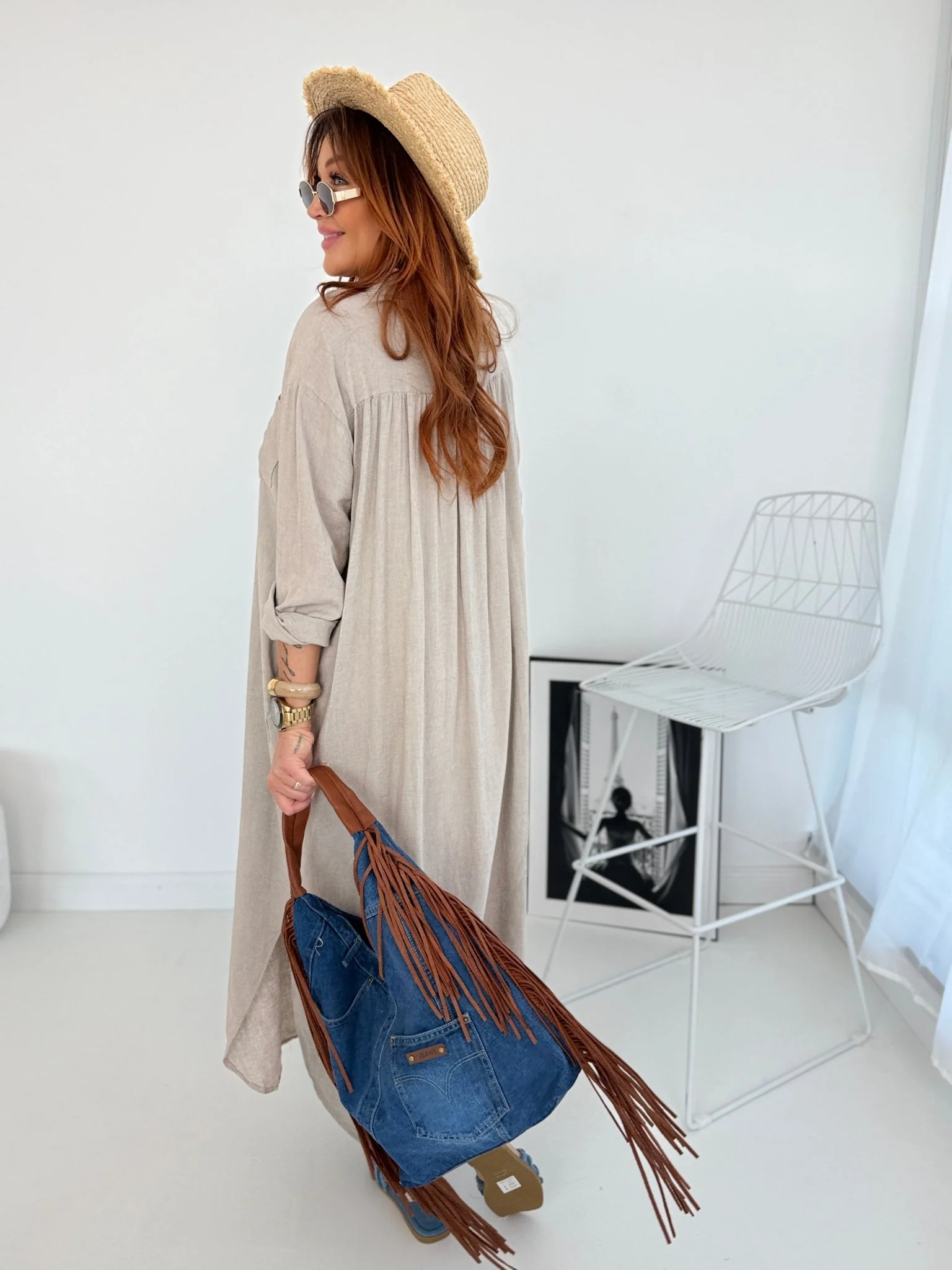 Leinen Hemdkleid 2605025 - Image 6