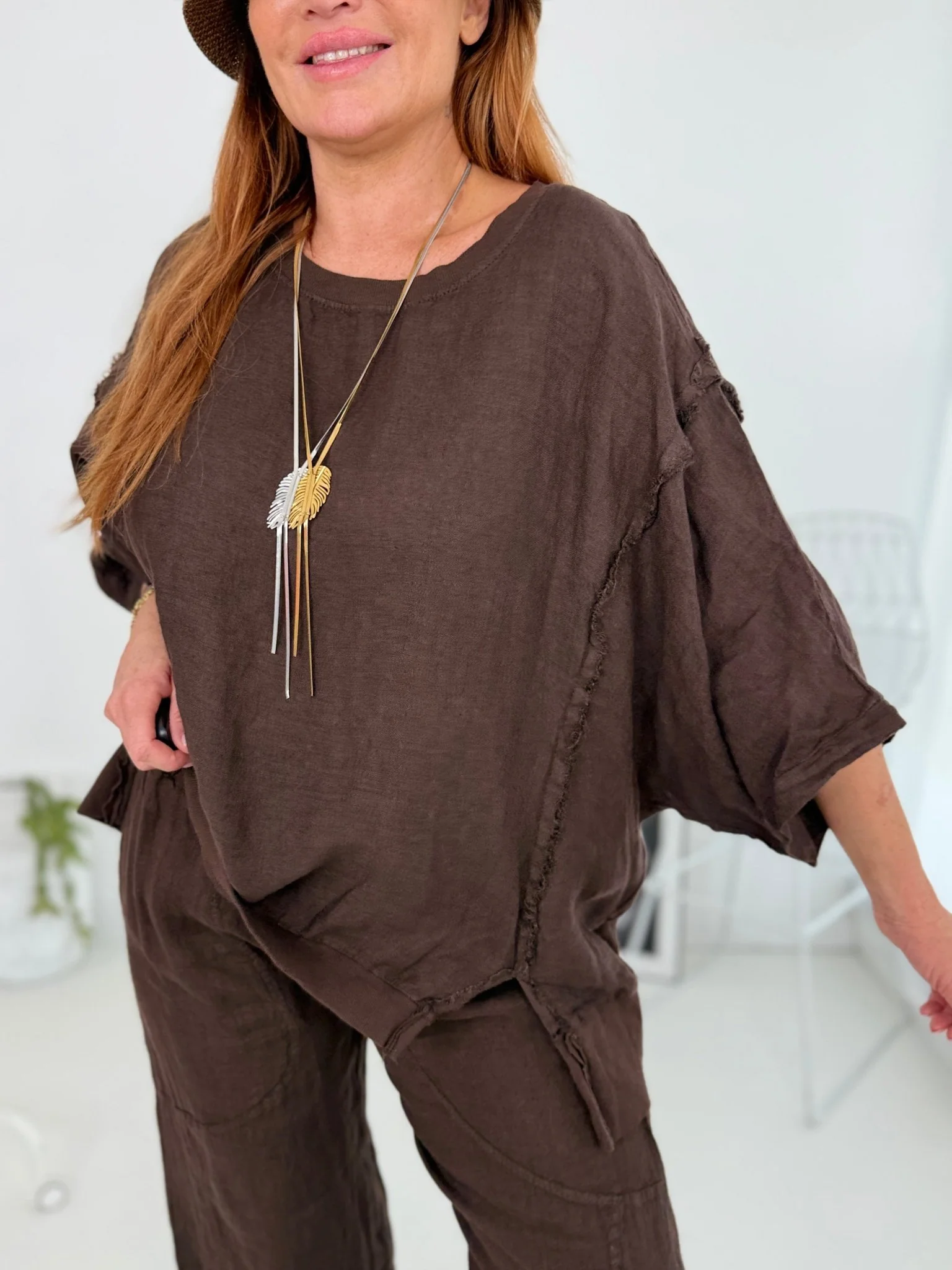 Leinen T-Shirt 2606118 - Image 4