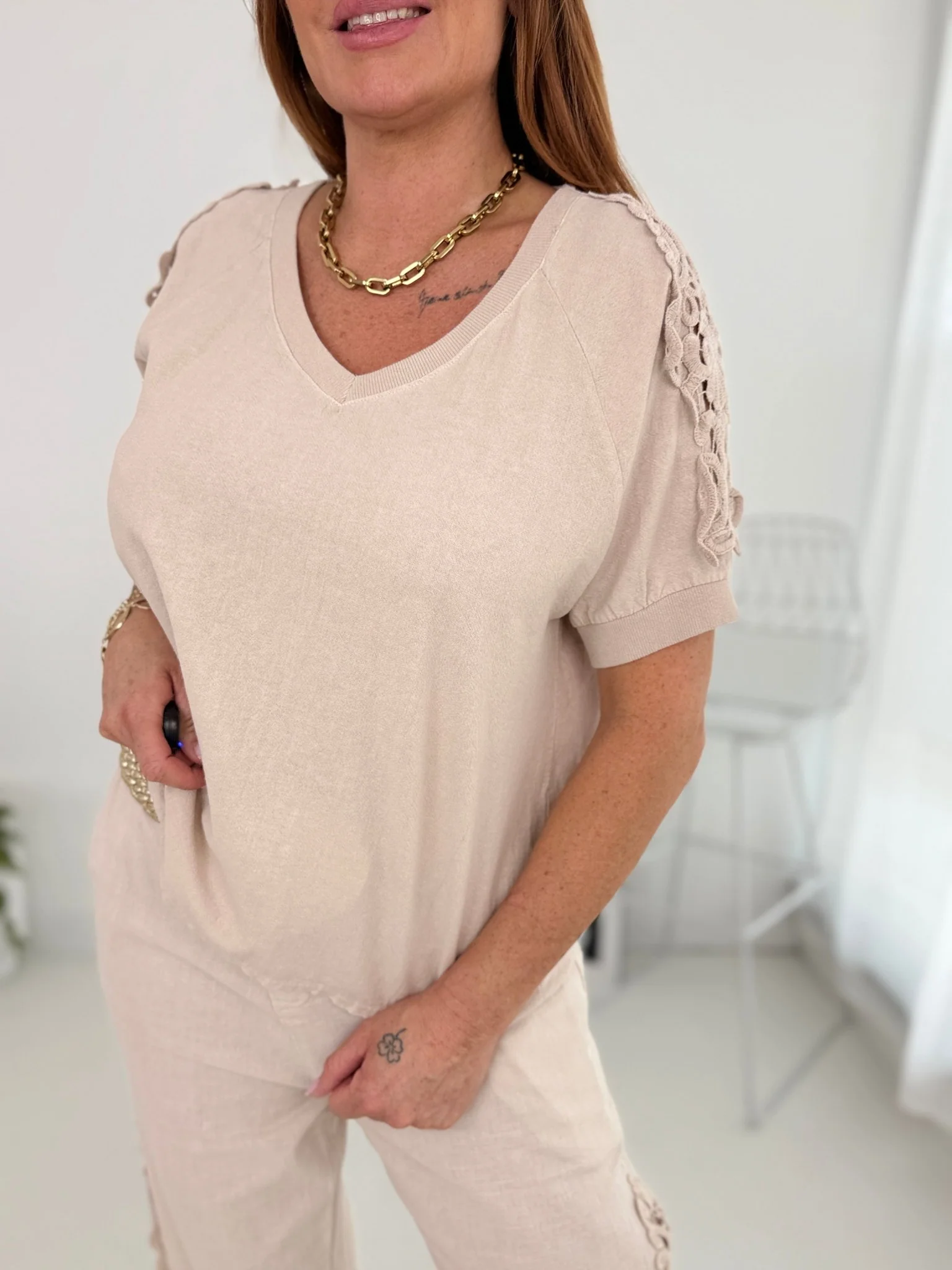 Leinen T-Shirt 2606187 - Image 5