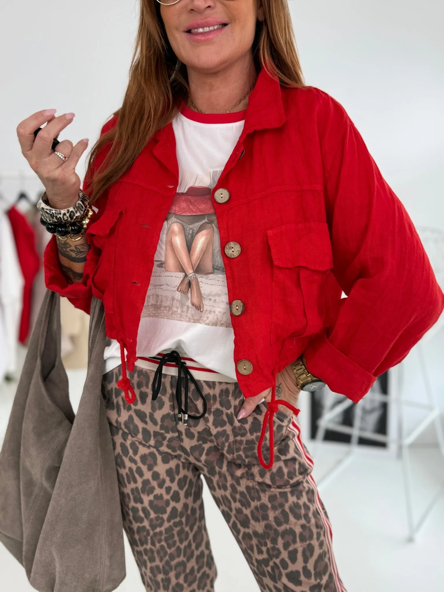 Leinenjacke 2606333