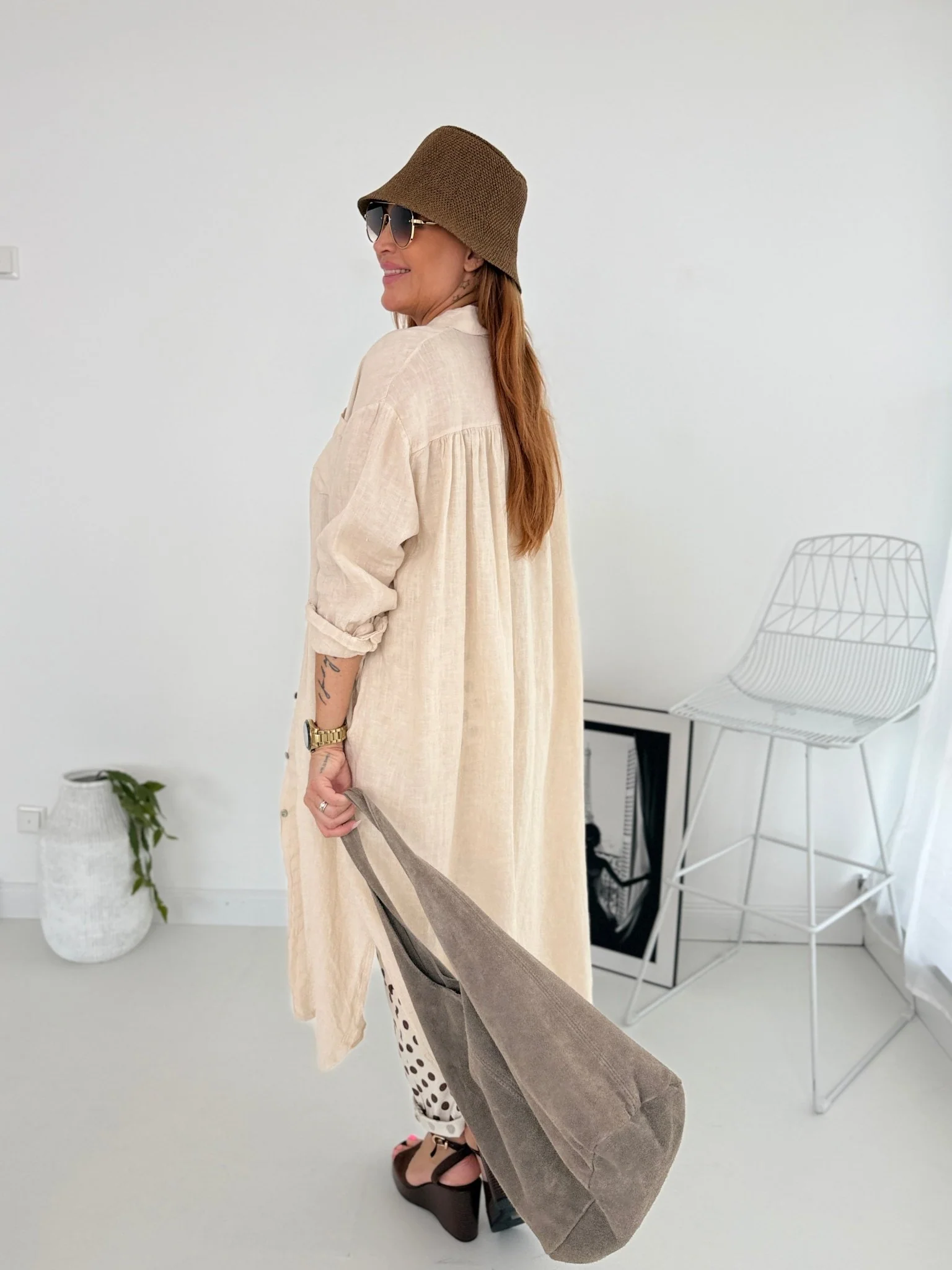 Leinen Hemdkleid 2605540 - Image 4