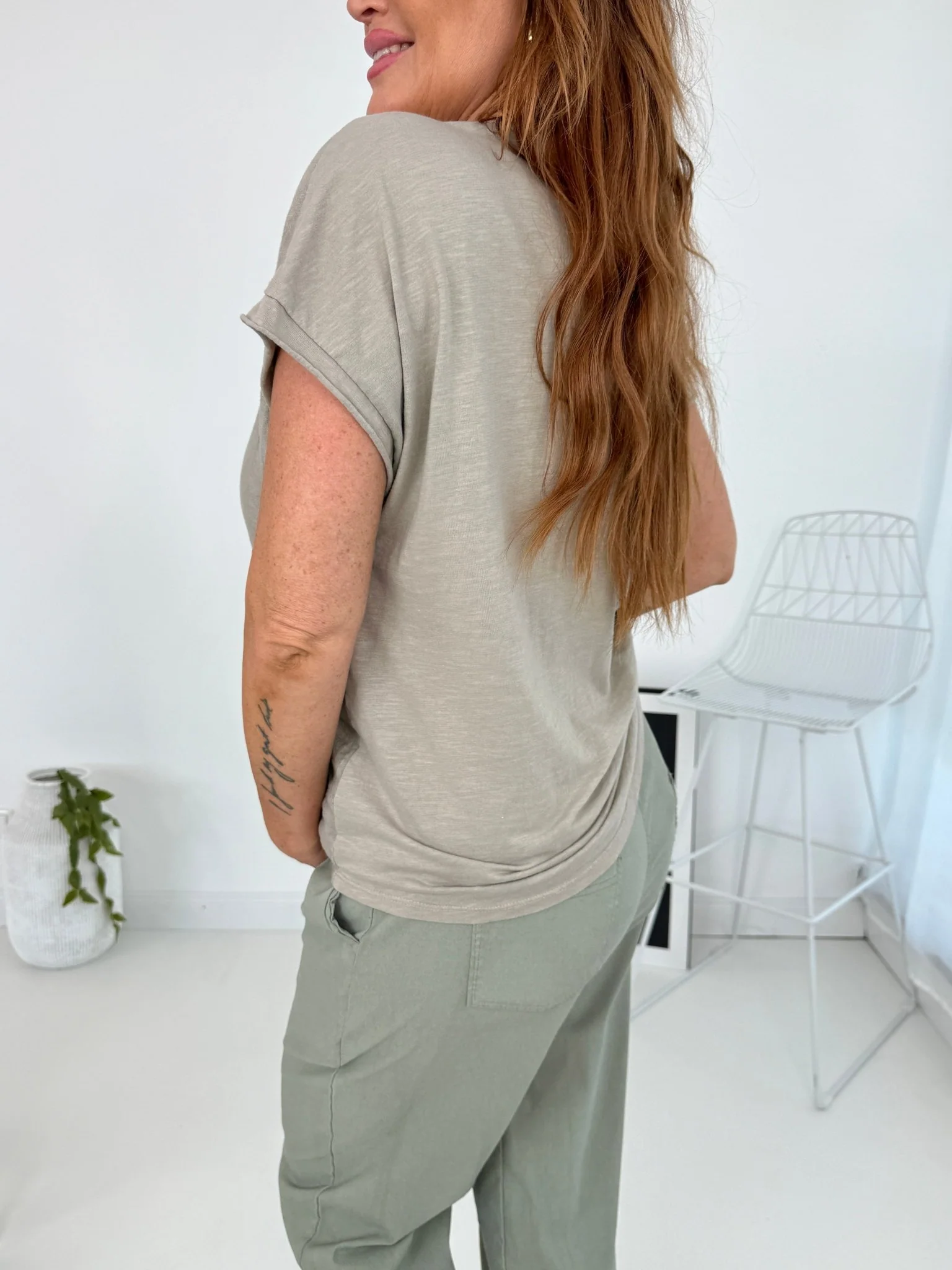 Leinen T-Shirt 2606005 - Image 5